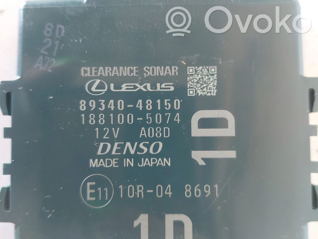 Lexus RX 450H Parking PDC control unit/module 