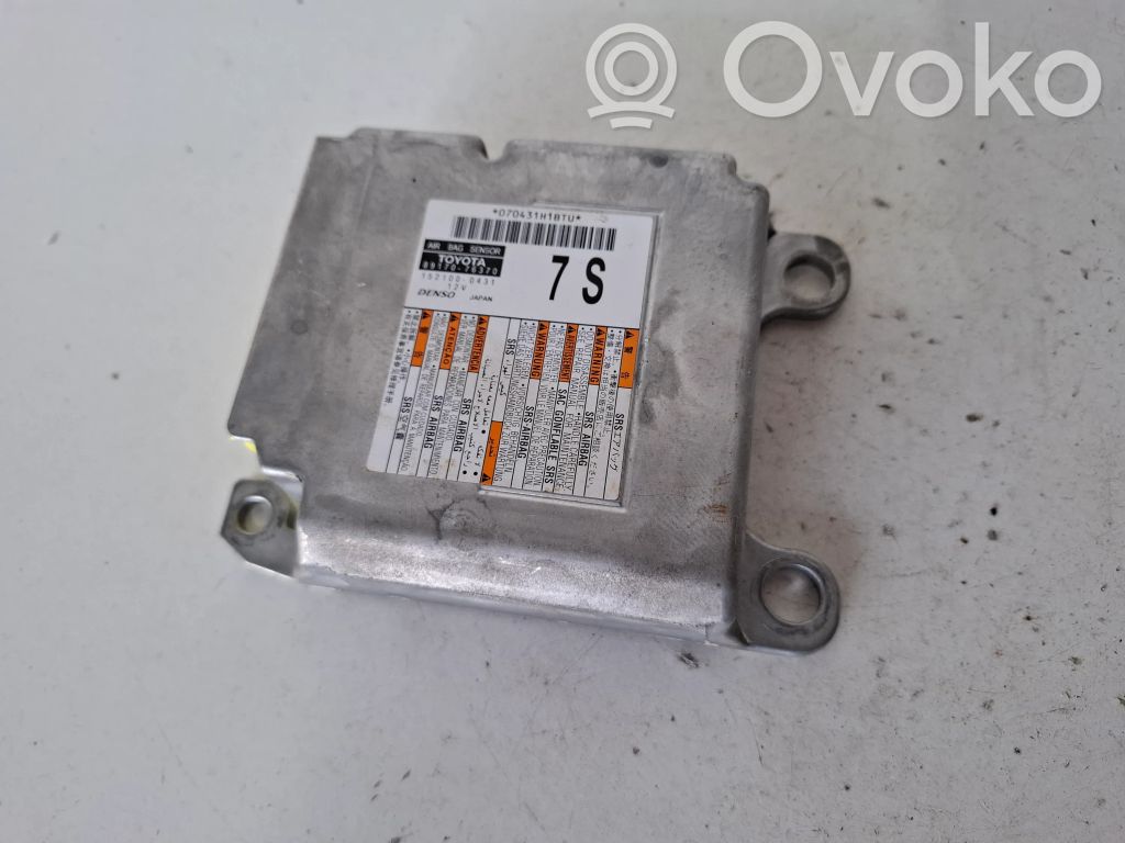 Lexus RX 450H Airbag control unit/module 