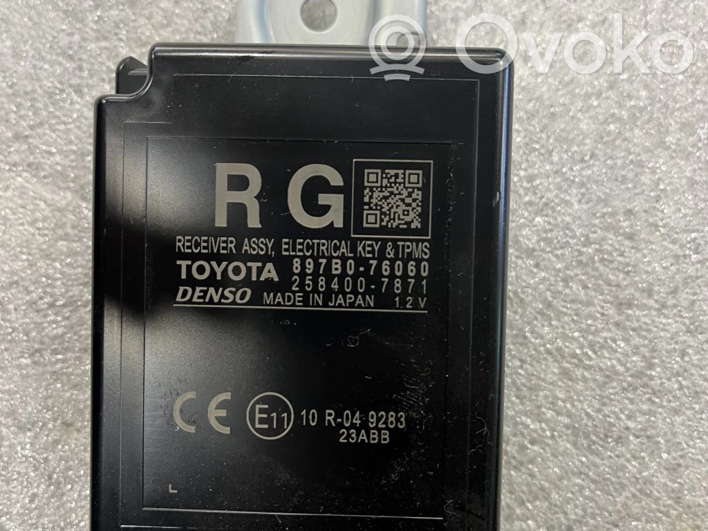 Immobilizer control unit/module   897B076060