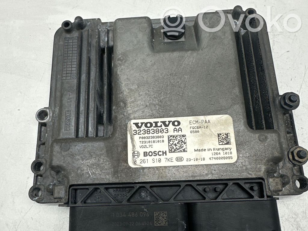 Engine control unit/module ECU   32383803,P0032383803,0261S107K6