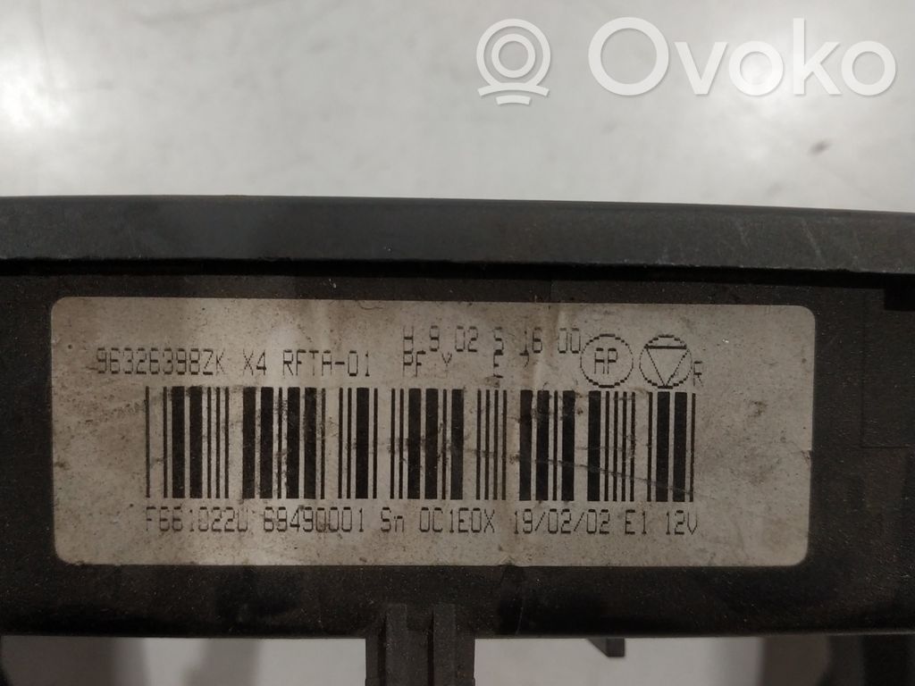 Climate control unit   96326398ZK