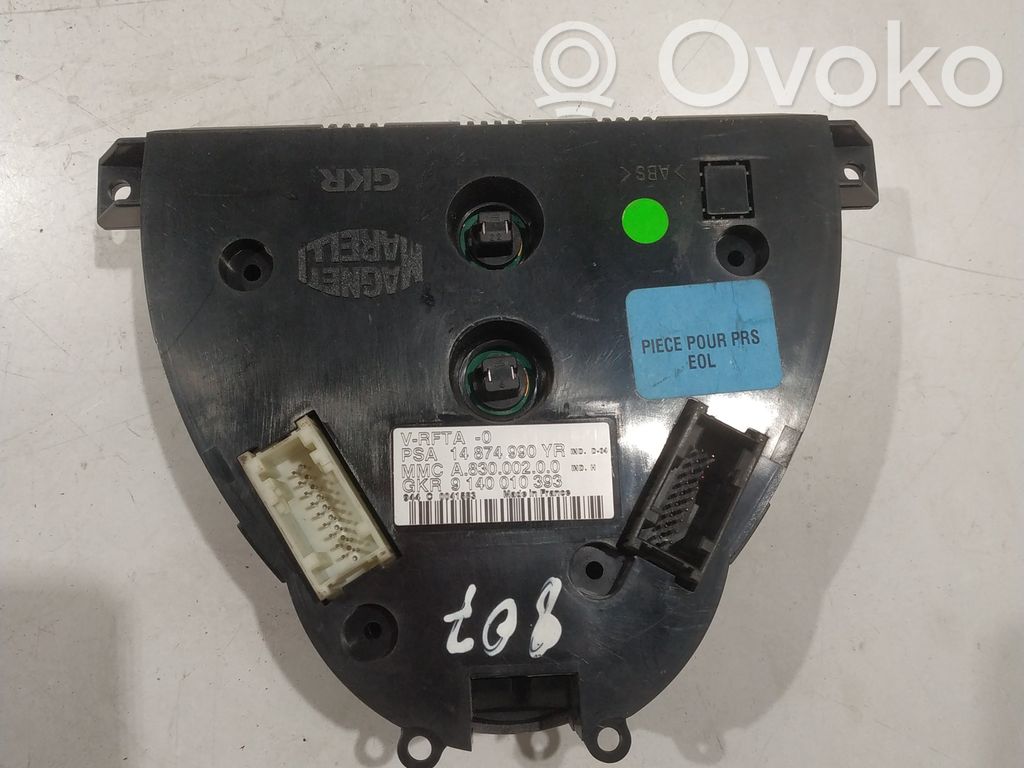 Peugeot 807 Climate control unit 