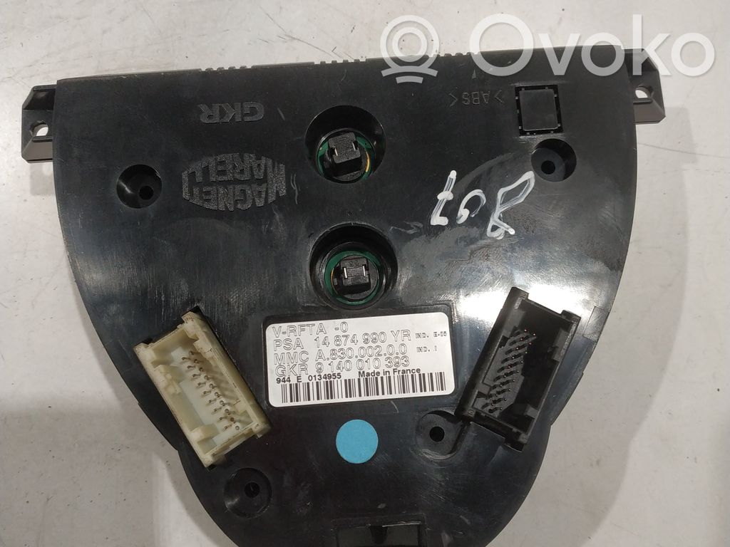 Peugeot 807 Climate control unit 