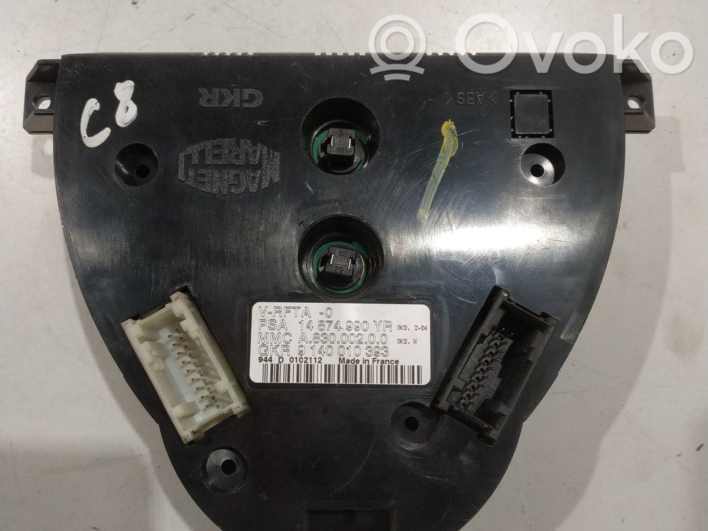 Citroen C8 Climate control unit 