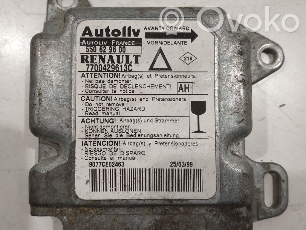 Renault Laguna I Airbag control unit/module 
