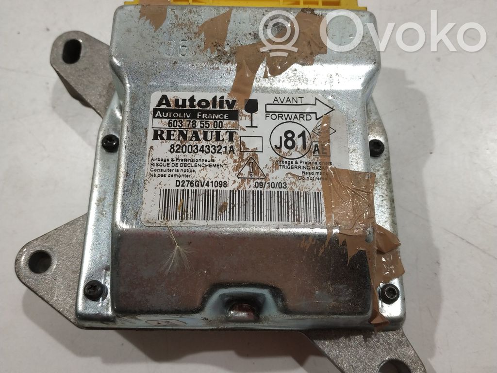 Renault Espace -  Grand espace IV Airbag control unit/module 