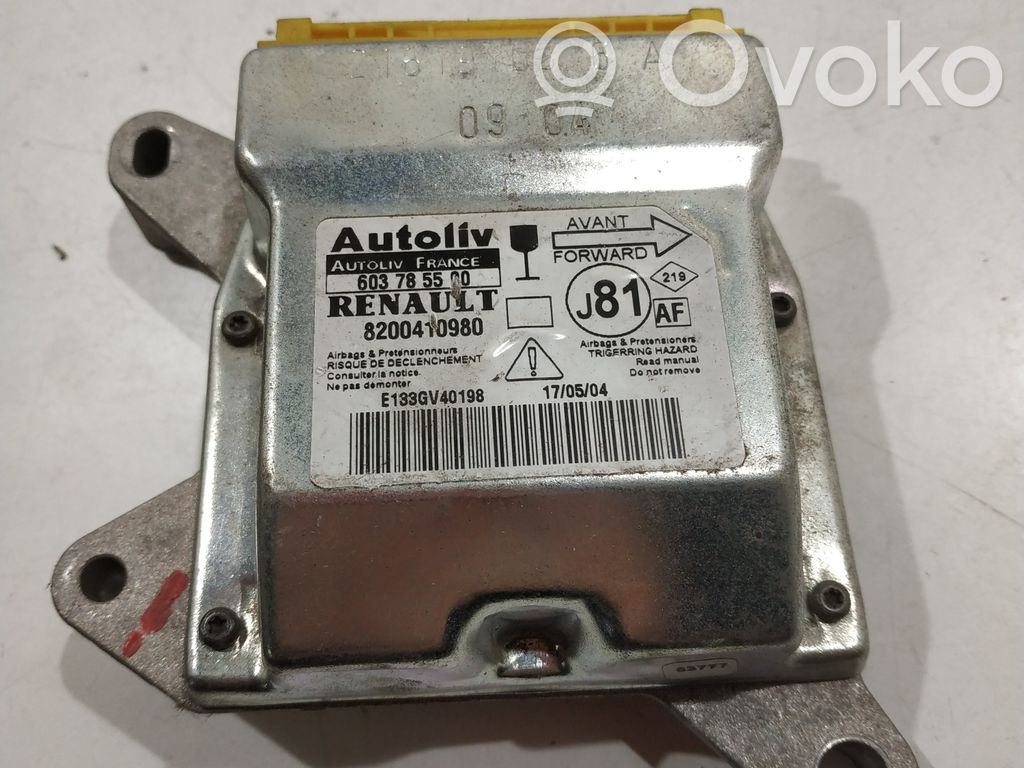 Renault Espace -  Grand espace IV Airbag control unit/module 