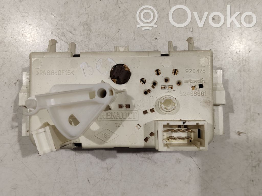 Renault Vel Satis Climate control unit 