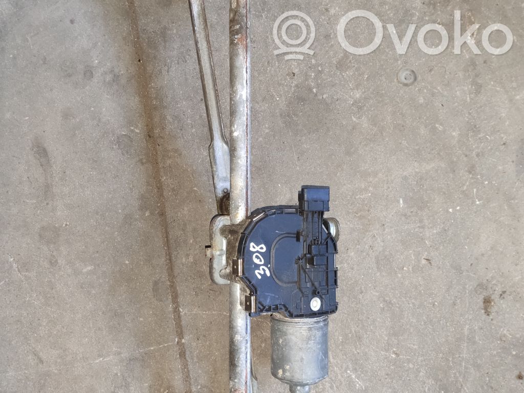 Peugeot 308 Wischergestänge Wischermotor vorne 