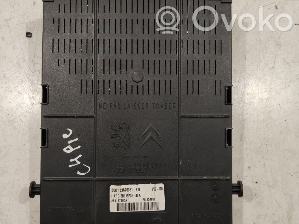 Citroen C4 I Picasso Comfort/convenience module 