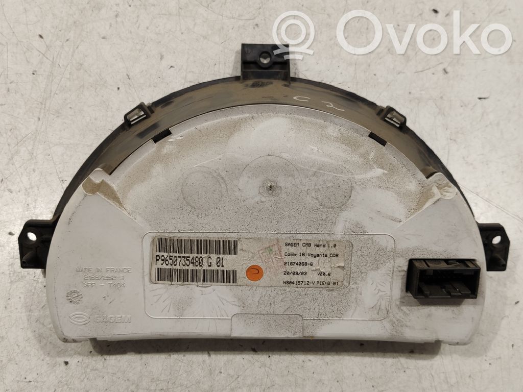 Citroen C2 Spidometrs (instrumentu panelī) 