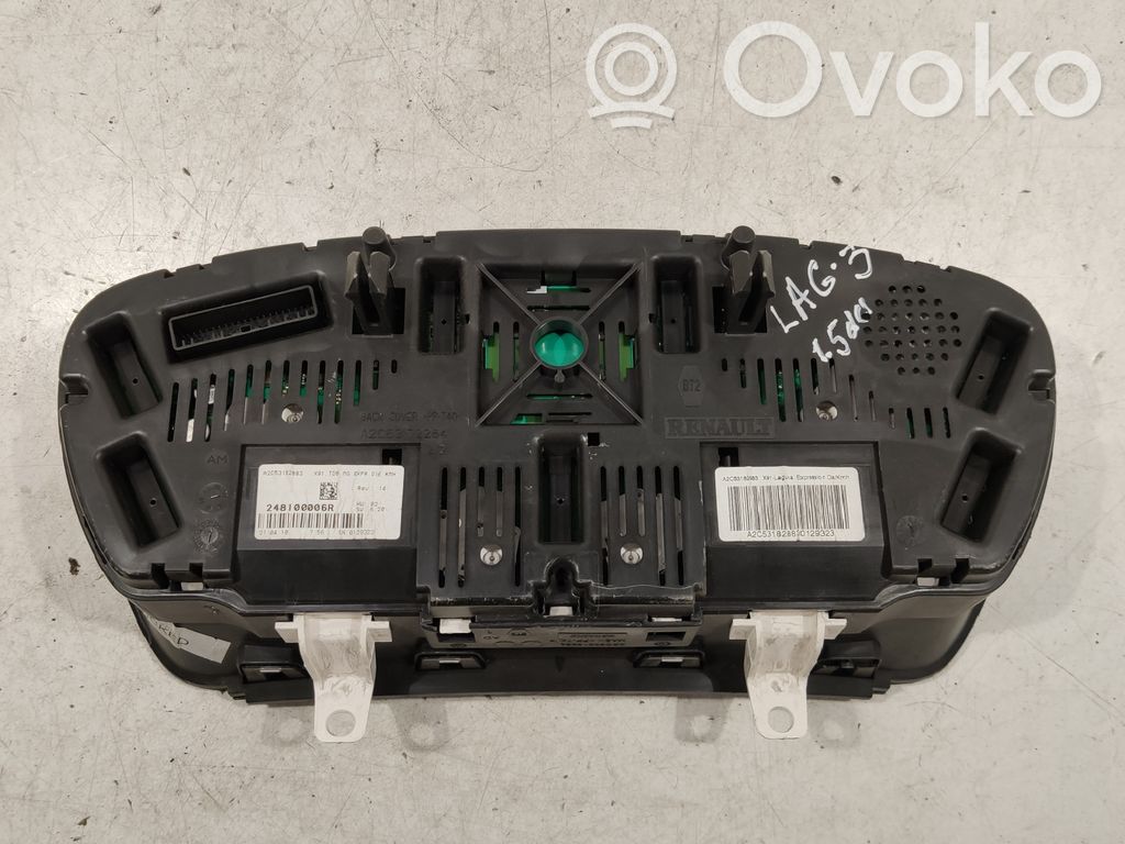 Renault Laguna III Speedometer (instrument cluster) 