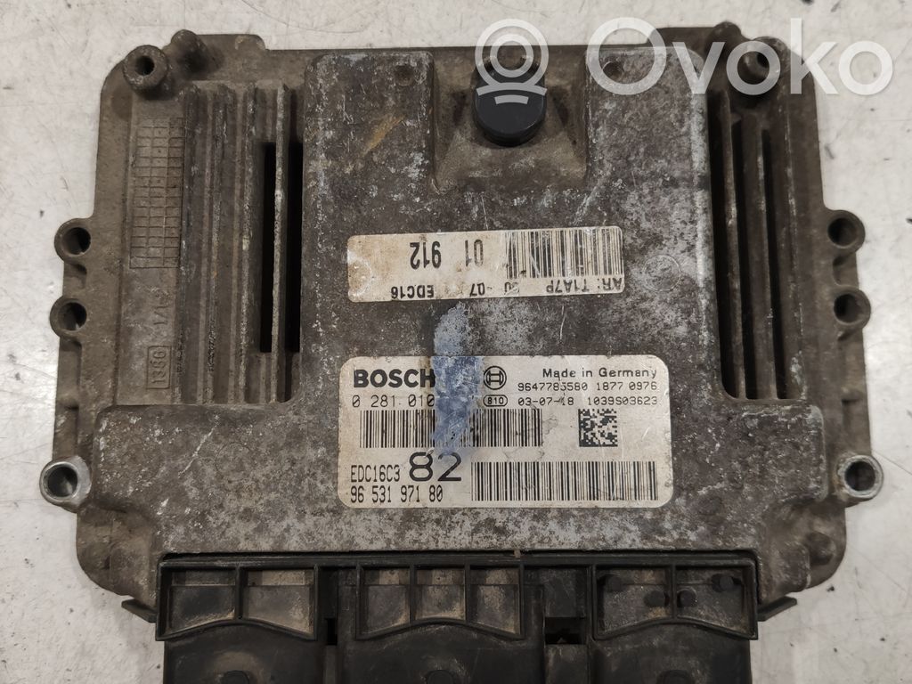 Peugeot 206 Engine control unit/module ECU 