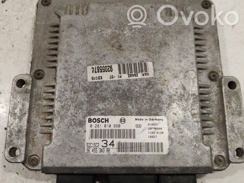 Peugeot 607 Engine control unit/module ECU 