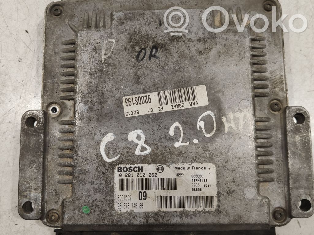 Citroen C8 Engine control unit/module ECU 