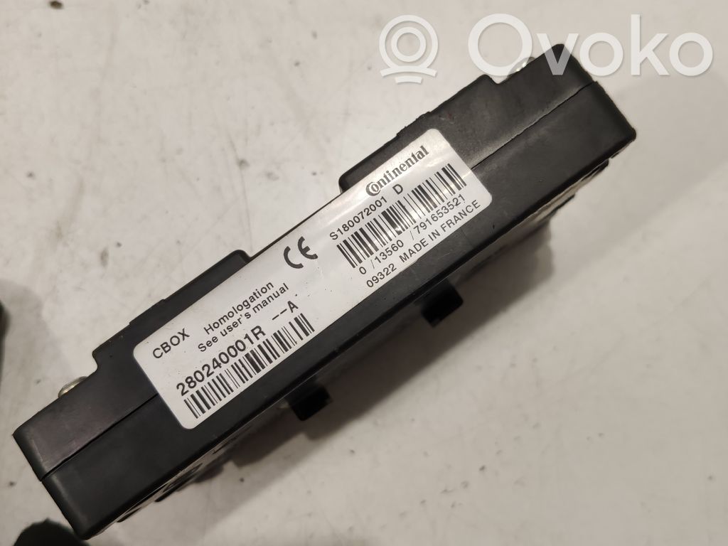 Renault Megane III GPS navigation control unit/module 
