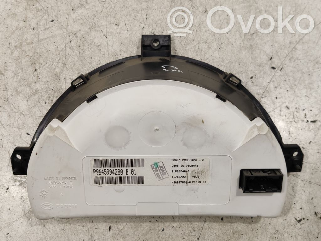 Citroen C3 Speedometer (instrument cluster) 