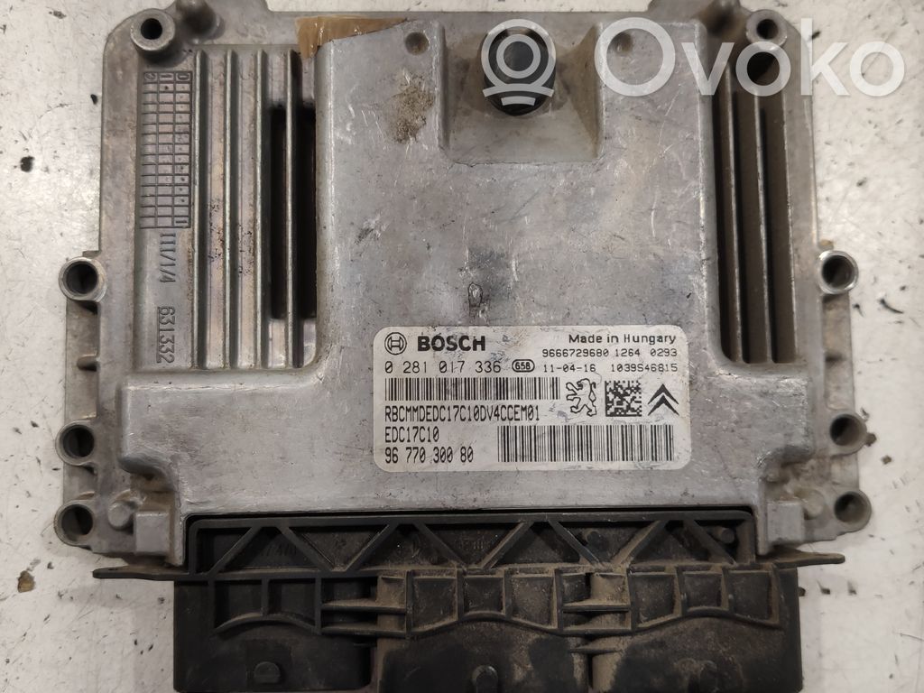 Peugeot 207 Engine control unit/module ECU 