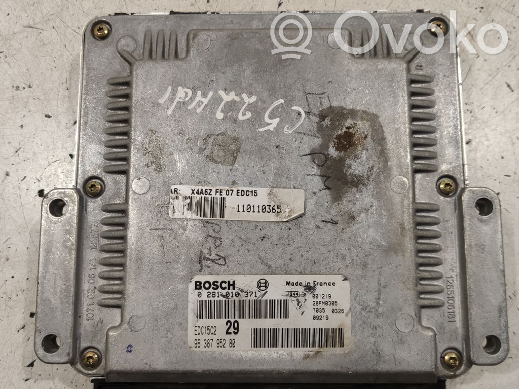Citroen C5 Engine control unit/module ECU 