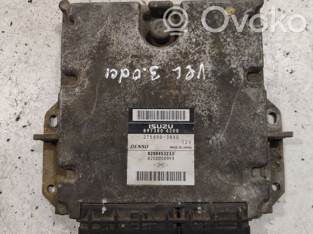 Renault Vel Satis Engine control unit/module ECU 