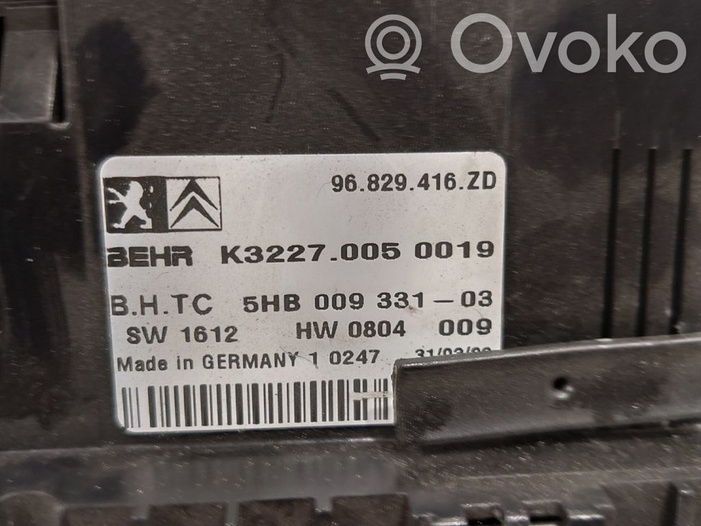 Citroen C5 Climate control unit 