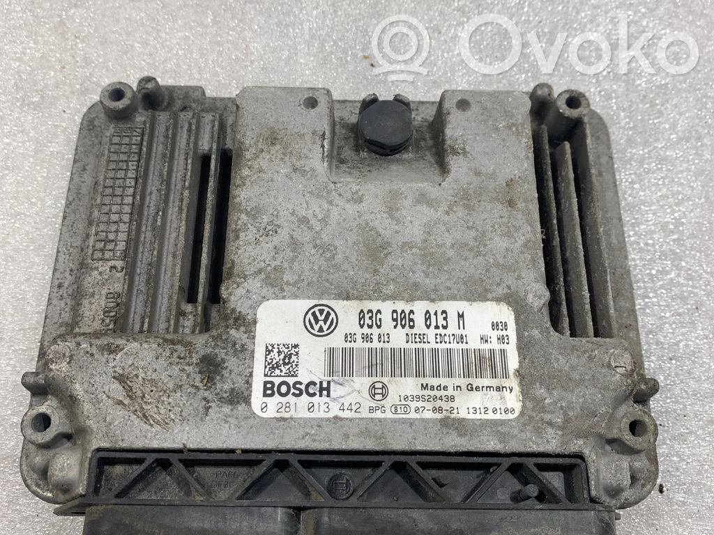 Skoda Fabia Mk2 (5J) Engine control unit/module 