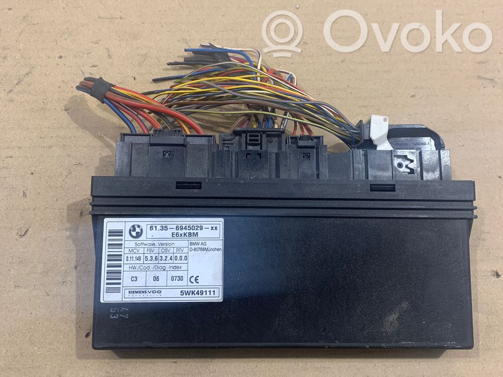 BMW 5 E60 E61 Moduł / Sterownik komfortu 