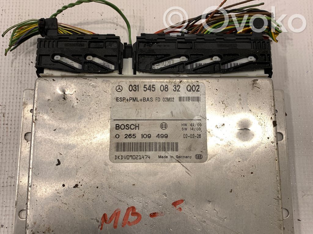 Engine control unit/module   0265109499,0315450832