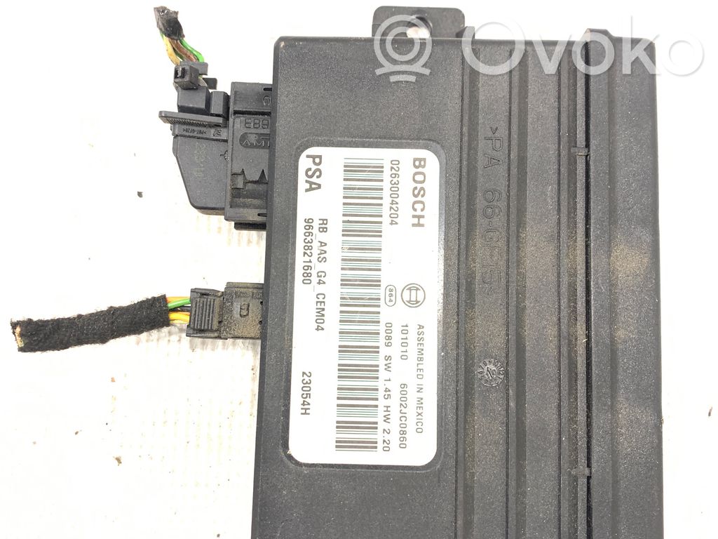 Peugeot 308 Parking PDC control unit/module 