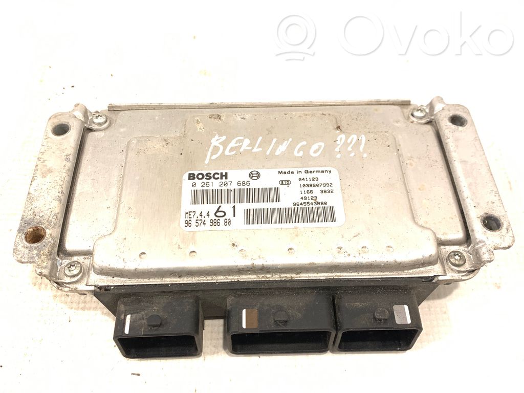 Citroen Berlingo Engine control unit/module 
