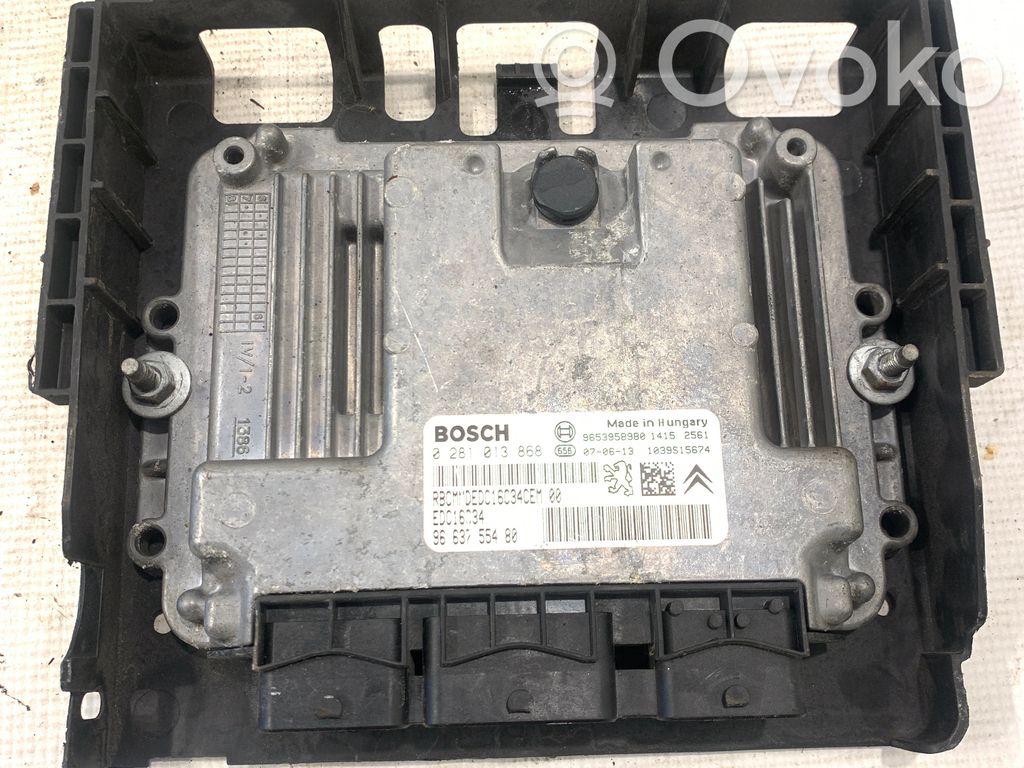 Peugeot 207 Engine control unit/module 