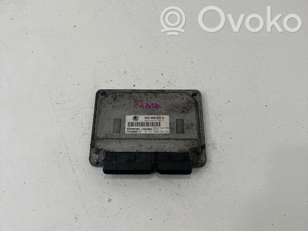 Skoda Fabia Mk1 (6Y) Engine control unit/module 