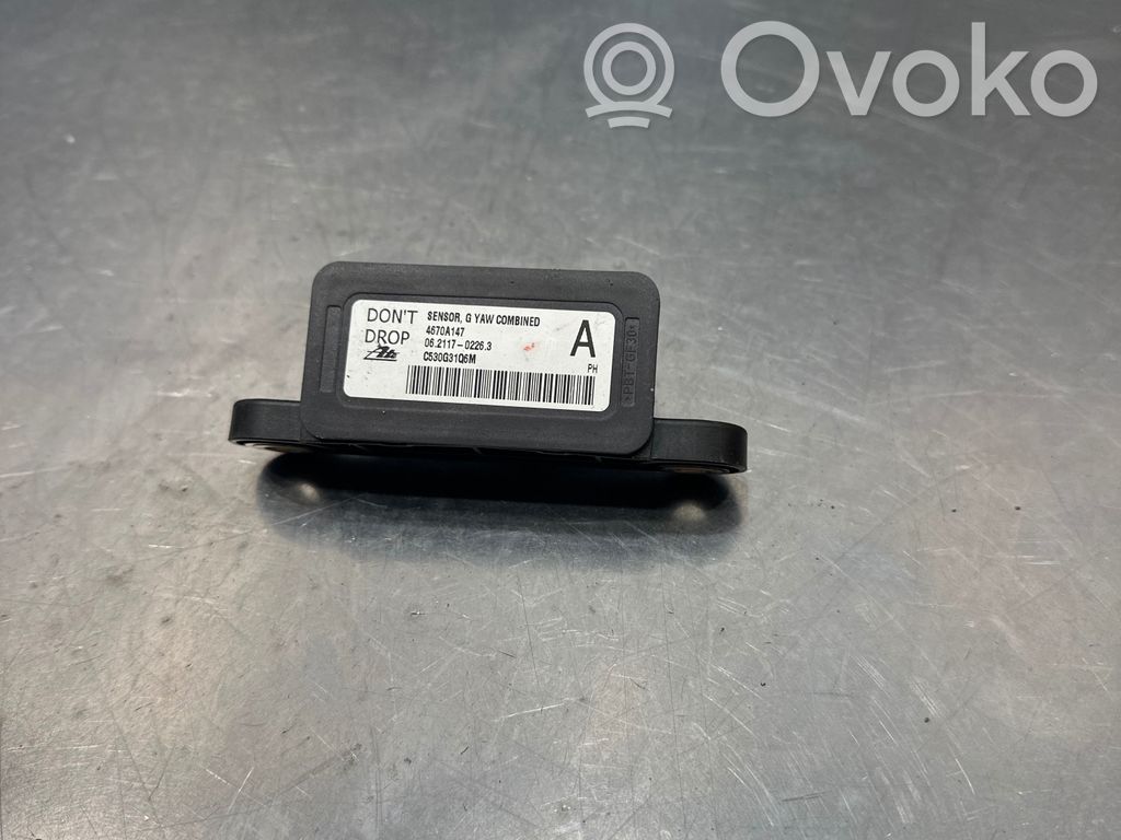 Mitsubishi Lancer X ESP acceleration yaw rate sensor 