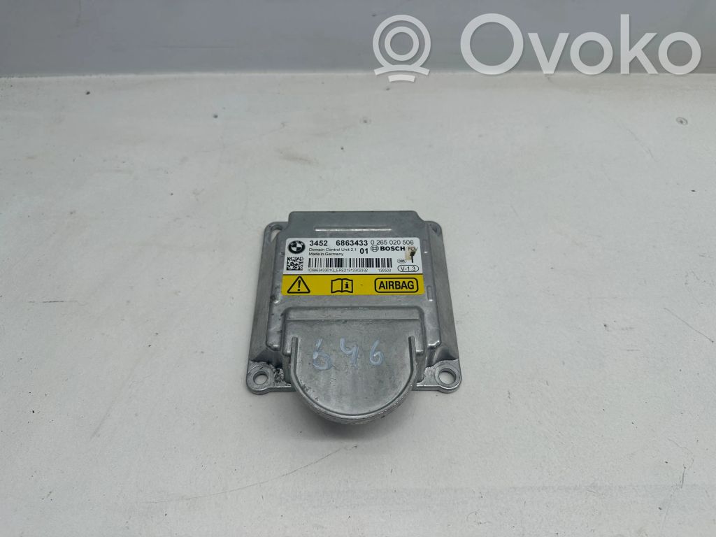 BMW 3 F30 F35 F31 Unidad de control/módulo del Airbag 