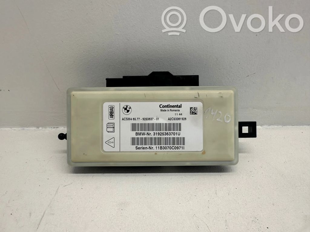 BMW 5 F10 F11 Unidad de control/módulo del Airbag 