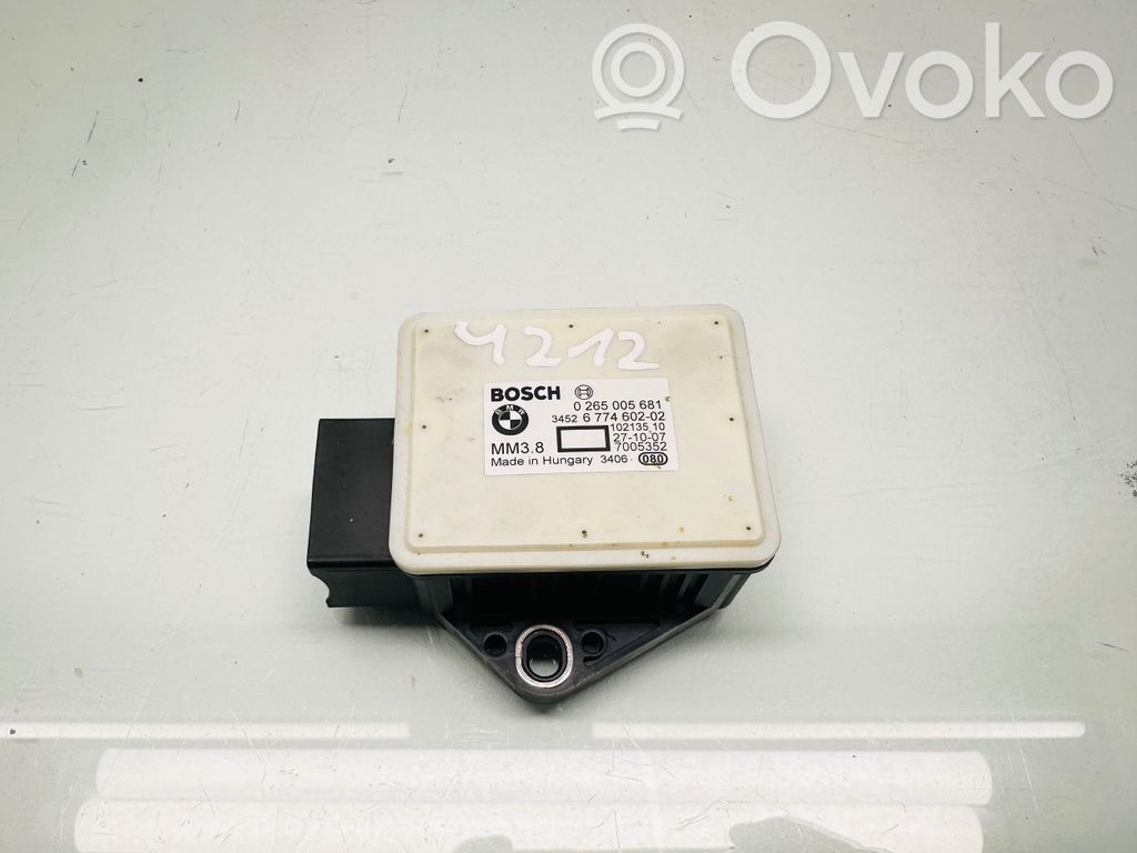 BMW 5 E60 E61 ESP acceleration yaw rate sensor 