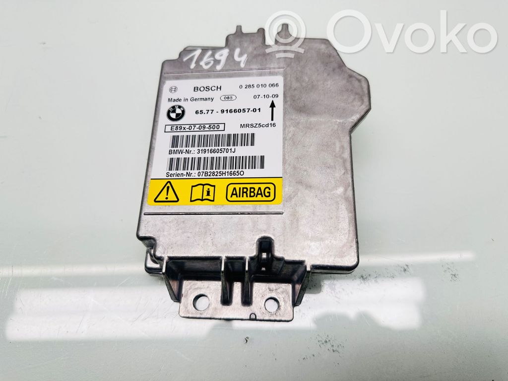 Airbag control unit/module   9166057,0285010066,31916605701J,MRSZ5C016