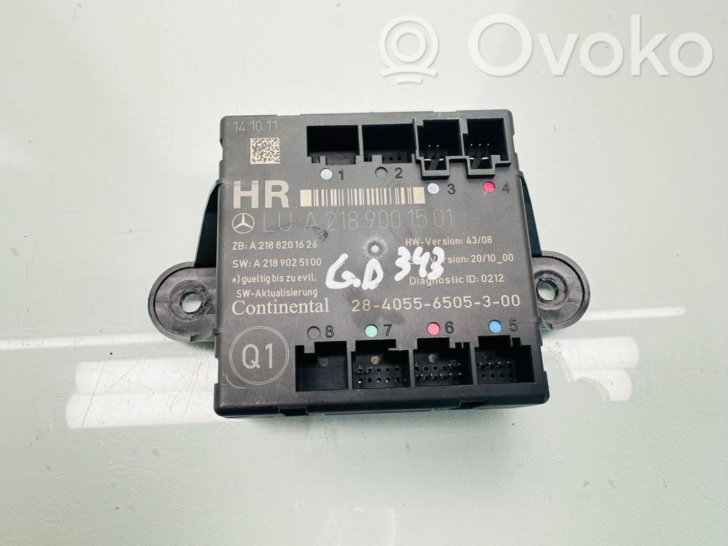 Mercedes-Benz CLS C218 X218 Door control unit/module 