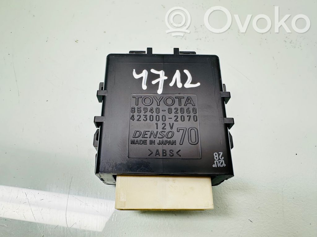 Toyota Auris E180 Other control units/modules 
