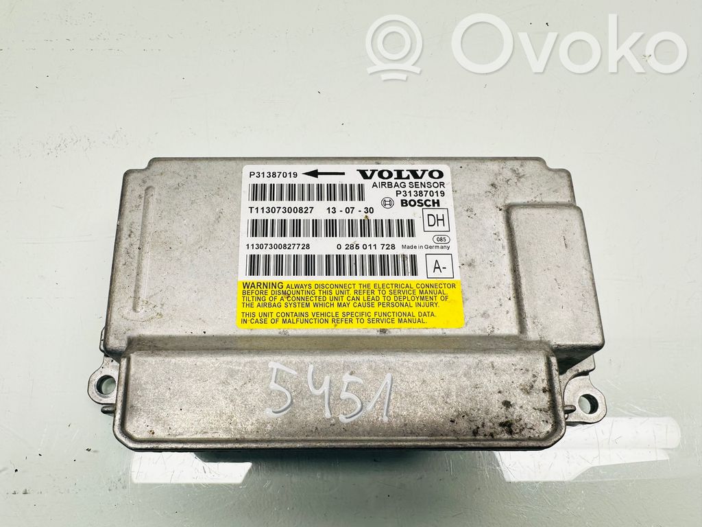 Volvo V70 Airbag control unit/module 
