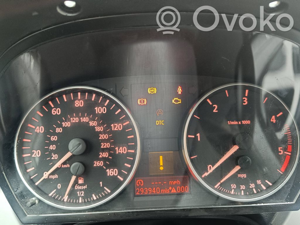 BMW 3 E90 E91 Speedometer (instrument cluster) 