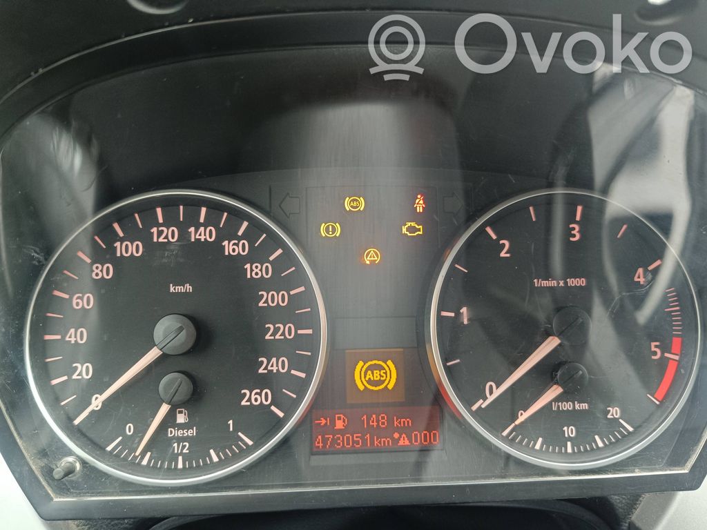 BMW 3 E90 E91 Nopeusmittari (mittaristo) 