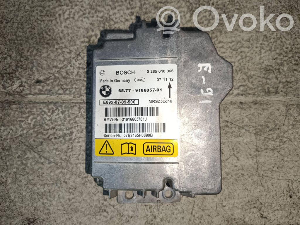 Turvatyynyn ohjainlaite/moduuli   916605701