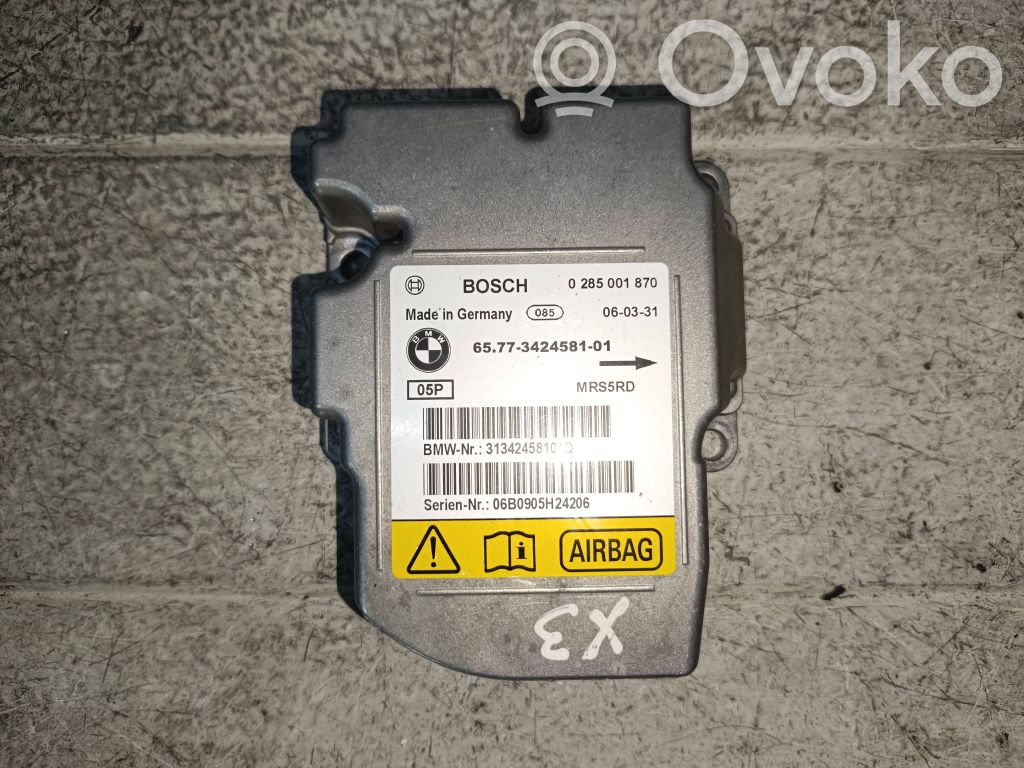 BMW X3 E83 Airbag control unit/module 