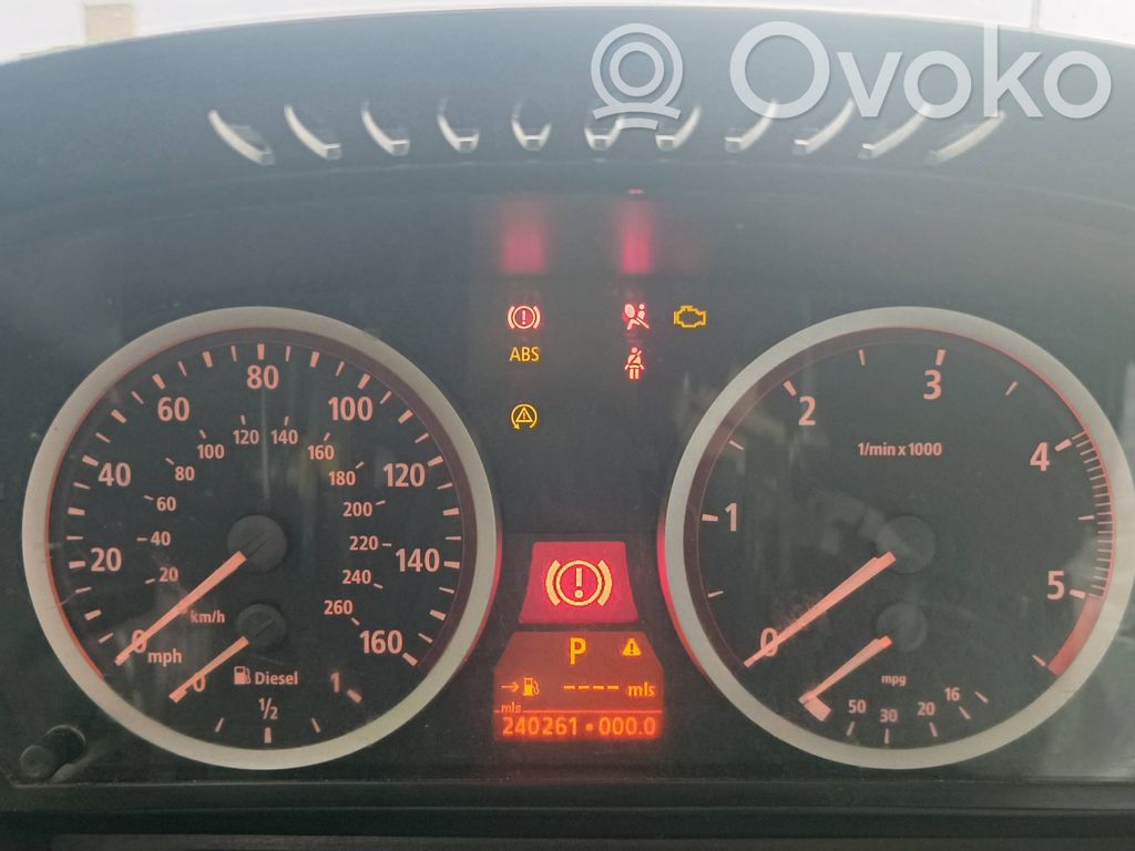 BMW 5 E60 E61 Speedometer (instrument cluster) 