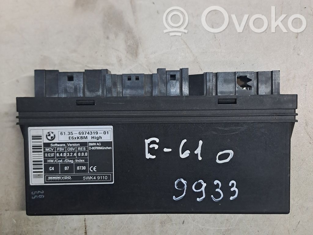BMW 5 E60 E61 Modulo comfort/convenienza 