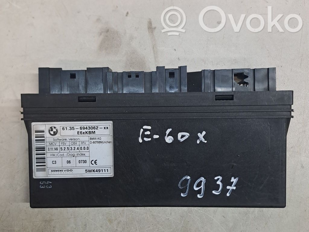 BMW 5 E60 E61 Module confort 