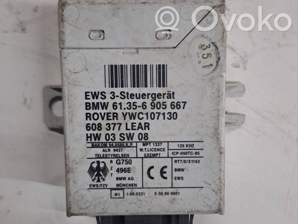 Immobilizer control unit/module   6905667