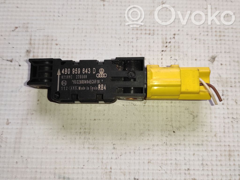 Sensor impacto/accidente para activar Airbag   4B0959643D