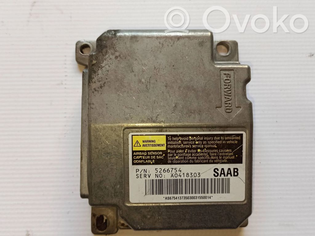 Saab 9-5 Airbag control unit/module 